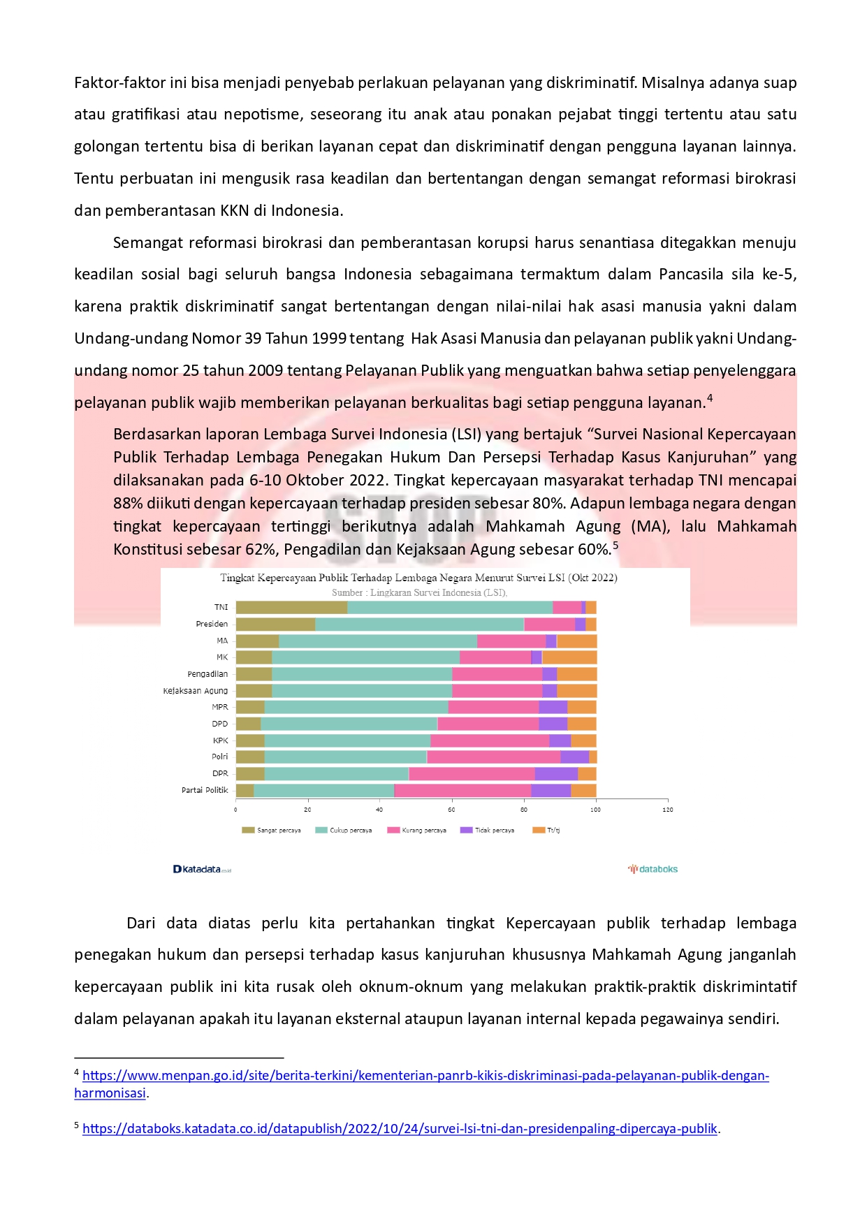 Diskriminasi Layanan Peradilan dengan Korupsi page 0002