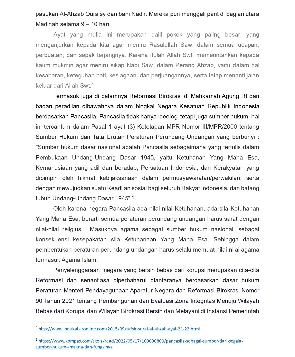 Maulid Nabi SAW dan Ketauladanan Pembangunan Zona Integritas.3