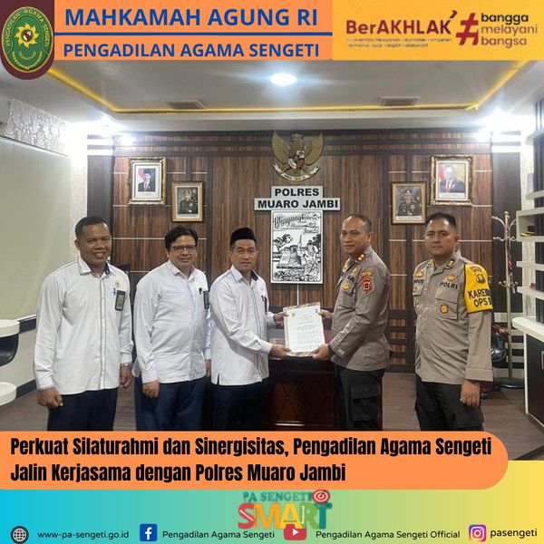 MOU PA Sengeti dan Polres Muaro Jambi.a