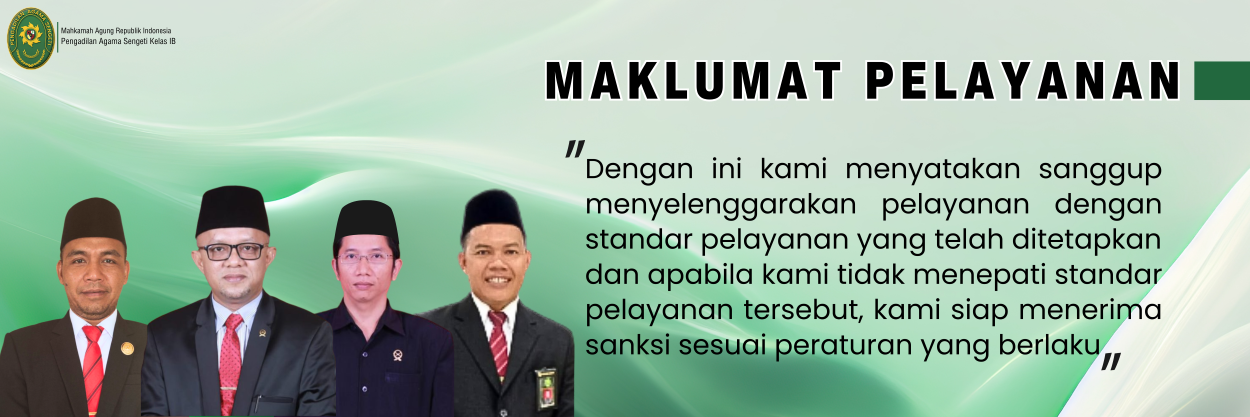 MAKLUMAT PELAYANAN 2025